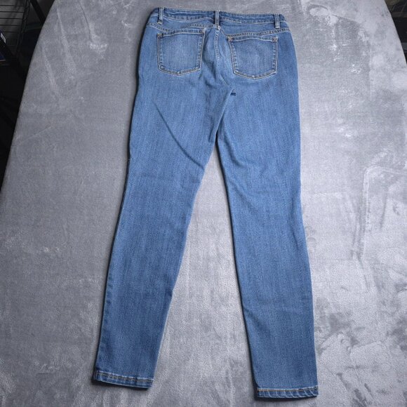 Prana Womens Tappered Leg Fit Jeans 6 Low Rise Medium Wash Stretch - Picture 3 of 9